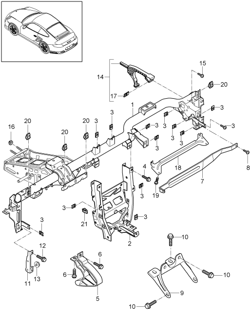 809-004 - cadre de support
tableau de bord