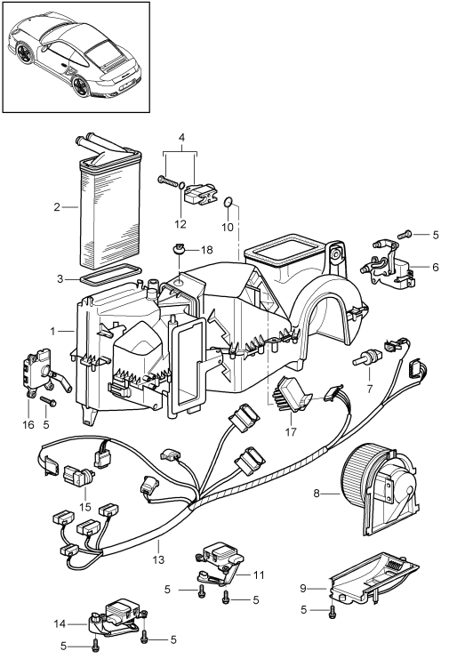 813-005 - boitier repartiteur d'air
echangeur de chaleur
pieces detail