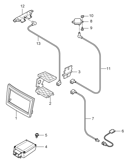 911-001 - Composants electriques pour
preequipement syst. navigation