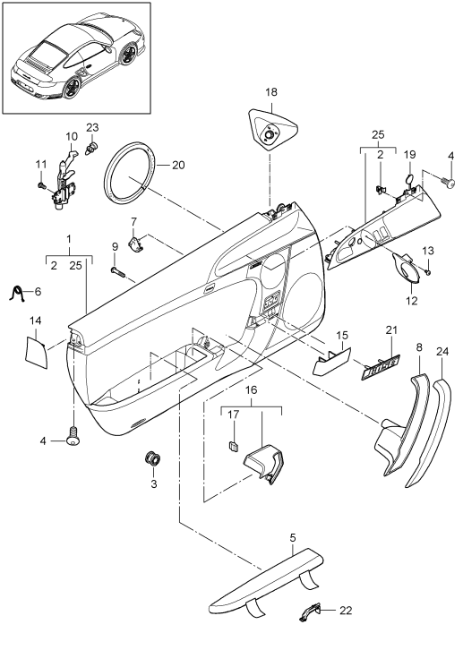 807-010 - Garniture de porte
Elements carross.amovibles