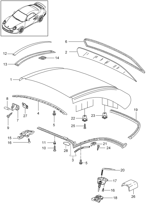 811-055 - hardtop
Elements carross.amovibles
Joints