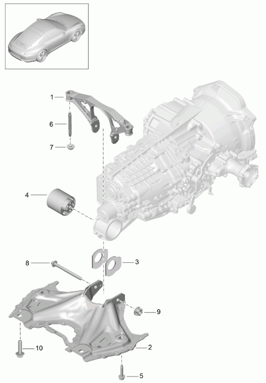 306-000 - support de bv
Pieces de fixation
moteur