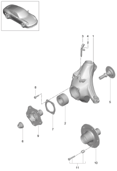 401-005 - Support de roue
Moyeu de roue