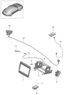 911-001 - Composants electriques pour
preequipement syst. navigation