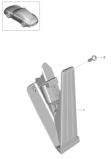 702-010 - Mécanisme pédale accélérateur
commande d'accelerateur