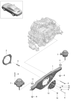 109-000 - Suspension de moteur