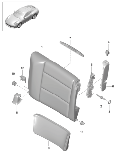 817-040 - Dossier de siège de réserve
Elements carross.amovibles