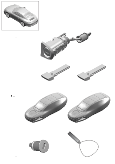 898-000 - Kit de reparation
1 kit de barillet