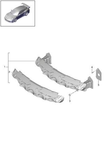 802-025 - support de pare-chocs
Carrosserie avant
GT2 RS