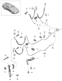 402-052 - Conduite hydraulique
Partie arriere du vehicule
silencieux
PDCC
D -    MJ 2017>>