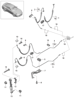 402-050 - Conduite hydraulique
Partie arriere du vehicule
silencieux
PDCC
D             >> -    MJ 2016