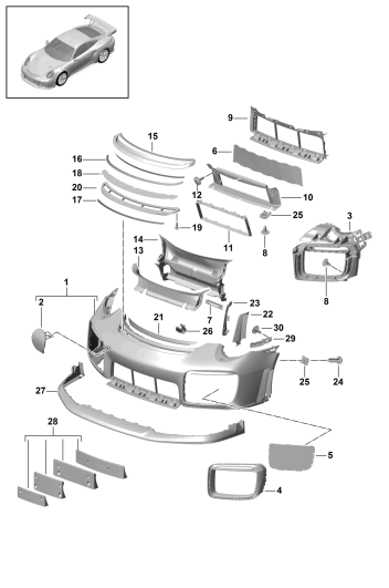 802-006 - pare-chocs
Carrosserie avant