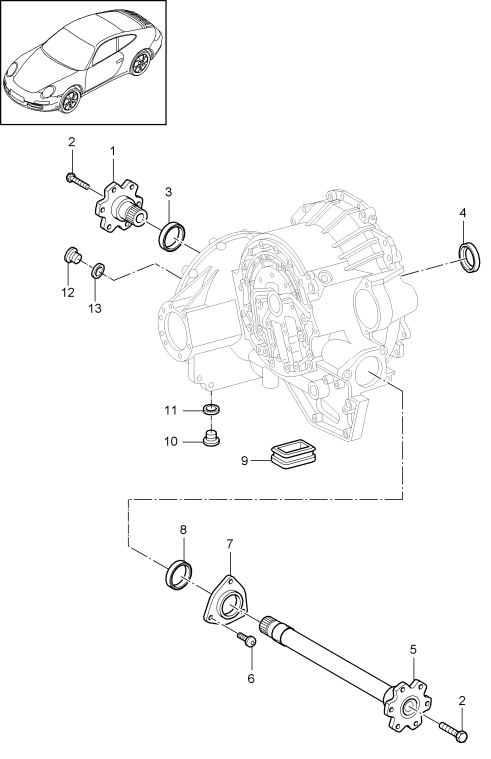 320-005 - Tiptronic
Boitier de differentiel