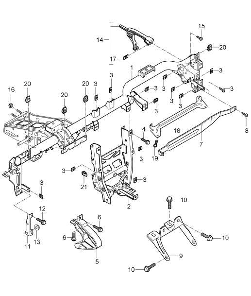 809-004 - cadre de support
tableau de bord