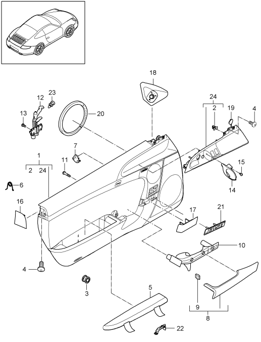 807-011 - Garniture de porte
Elements carross.amovibles
D -    MJ 2010>>