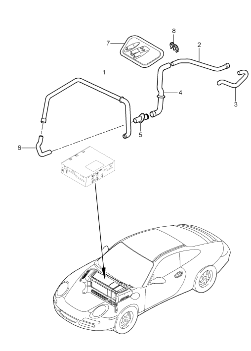 813-002 - Coffre/Compartiment charge
guidage d'air