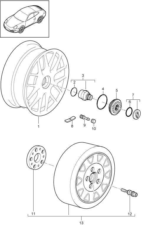 601-001 - Roues/Pneus
Verrouillage centralise