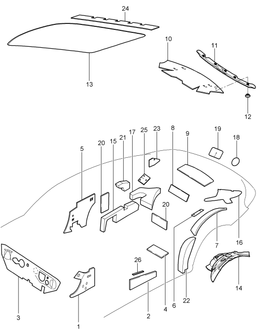 817-072 - Carrosserie
insonorisants