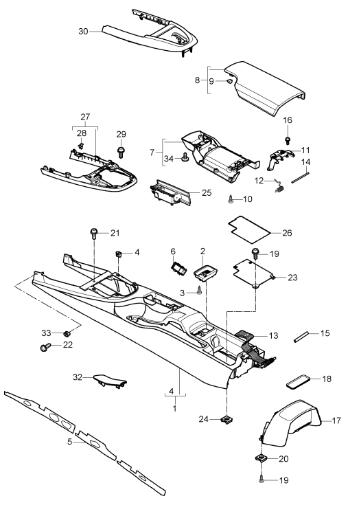 809-020 - Console centrale
D             >> -    MJ 2008