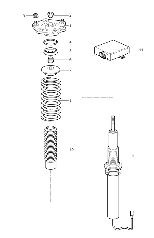 402-000 - suspension
Jambe d'amortisseur complete