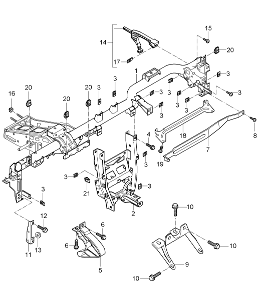 809-004 - cadre de support
tableau de bord