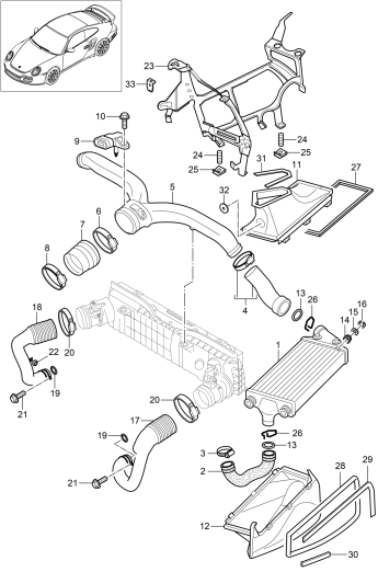 107-020 - Conduit d'air pour
radiateur air suralimentation