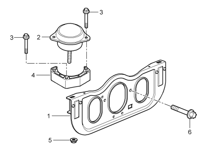 109-000 - Suspension de moteur