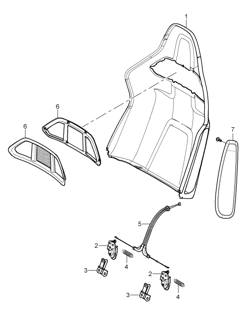 817-091 - Coquille de dossier
siegebaquet
Elements carross.amovibles
D -    MJ 2008>>