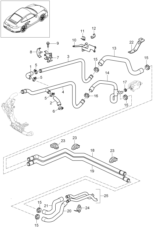 105-004 - Conduit liq. refroidissement
chauffage
GT2