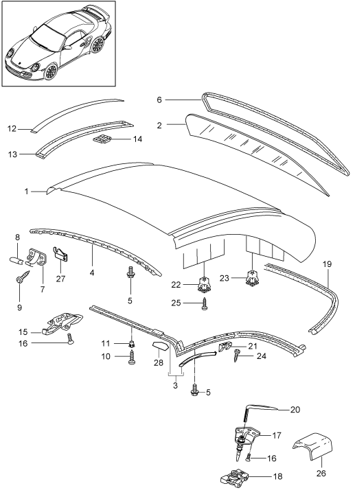 811-016 - hardtop
Elements carross.amovibles
Joints