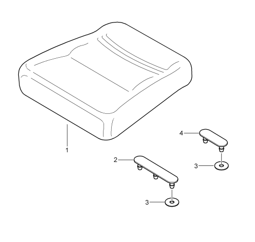 817-080 - Coussin de strapontin
Coupe