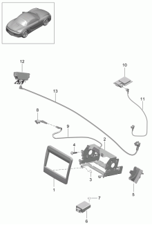 911-001 - Composants electriques pour
preequipement syst. navigation