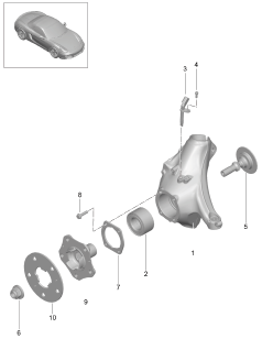 401-005 - Support de roue
Moyeu de roue