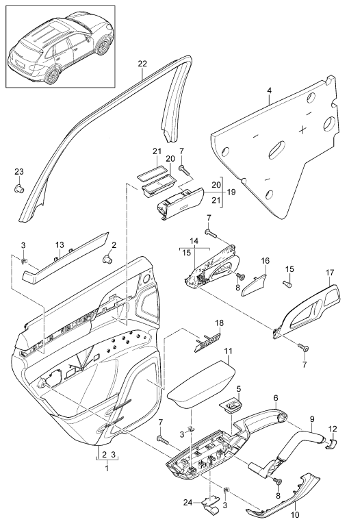 807-015 - Garniture de porte
avec:
insonorisant