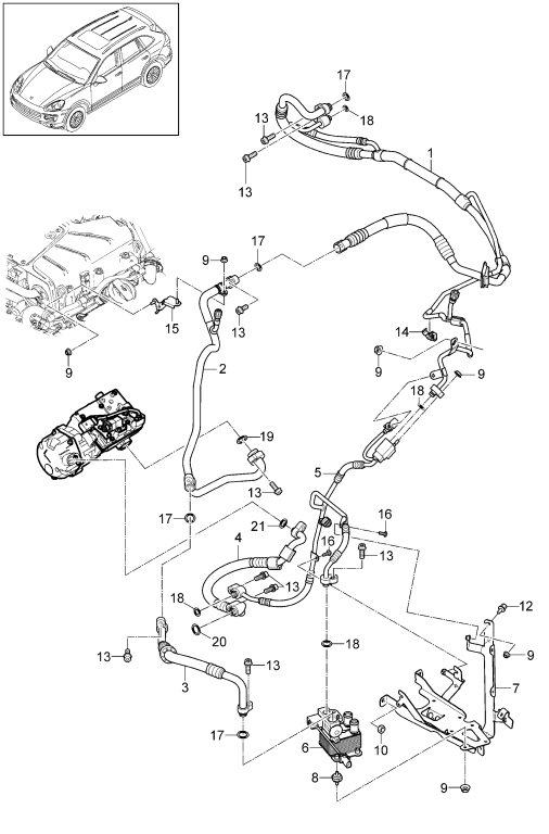 813-062 - circuit de refrigerant
pour vehicules avec
transmission hybride