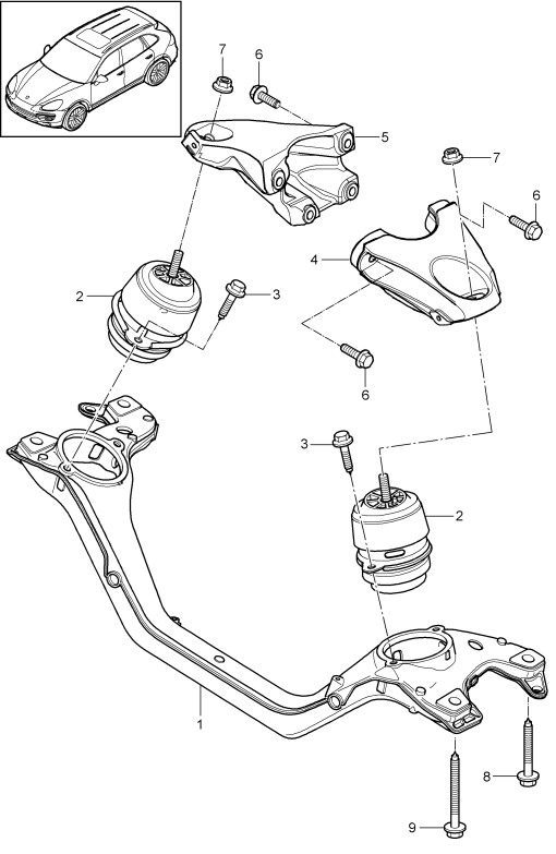 109-040 - Suspension de moteur