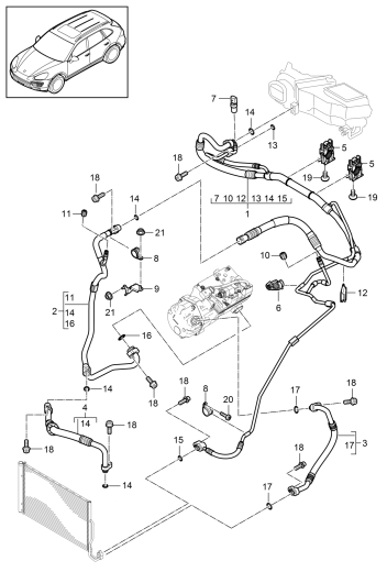 813-058 - circuit de refrigerant
avec:
ZUSATZKLIMAANLAGE
D             >> -    MJ 2014