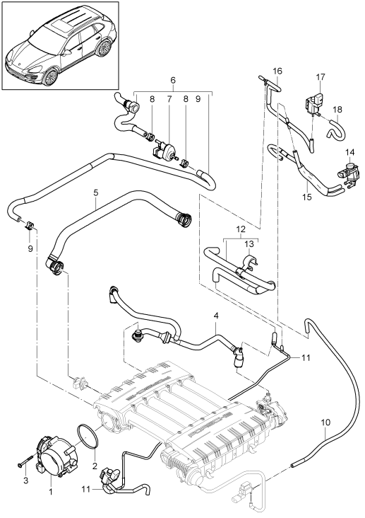 107-010 - ajustage de papillon
aeration p.
reservoir a carburant
Ventilation carter vilebrequin