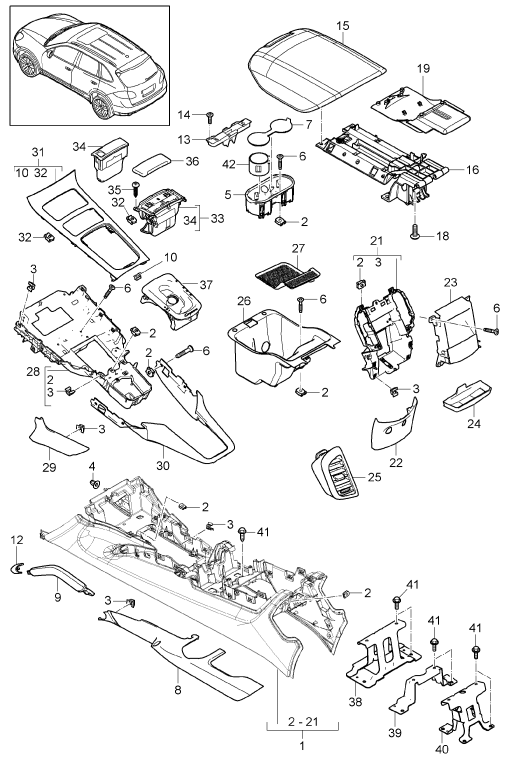 809-015 - Console centrale