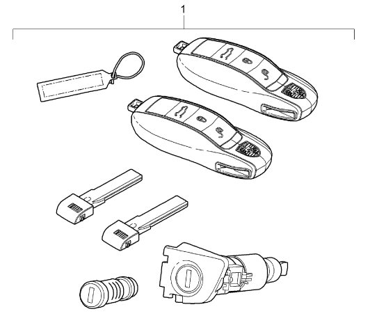 898-000 - ensembles de reparation
(Jeu de barillet et de cles)
comprenant:
Serrure pour boîte à gants
Barillets
cle de secours
Emetteur manuel