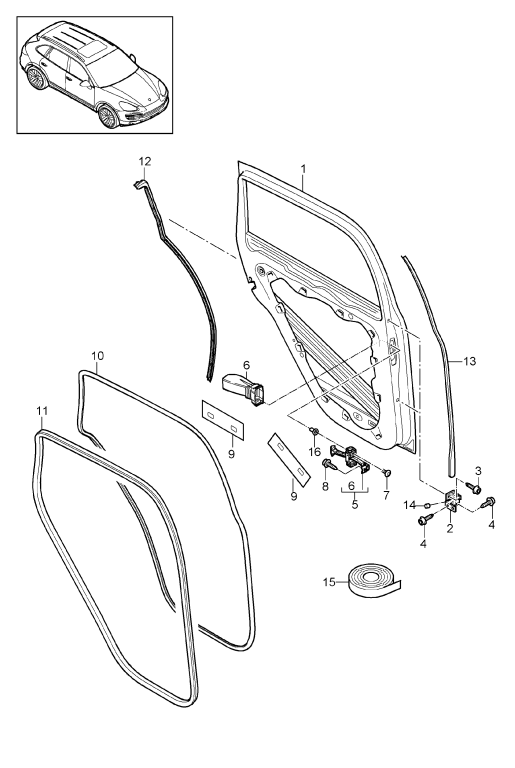 804-005 - Assemblage-tôlerie porte
Joints