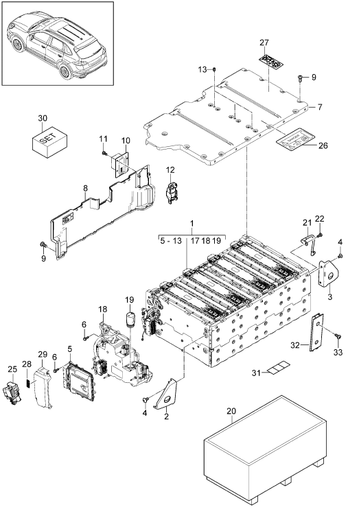 901-045 - Batterie hybride
D -    MJ 2015>>