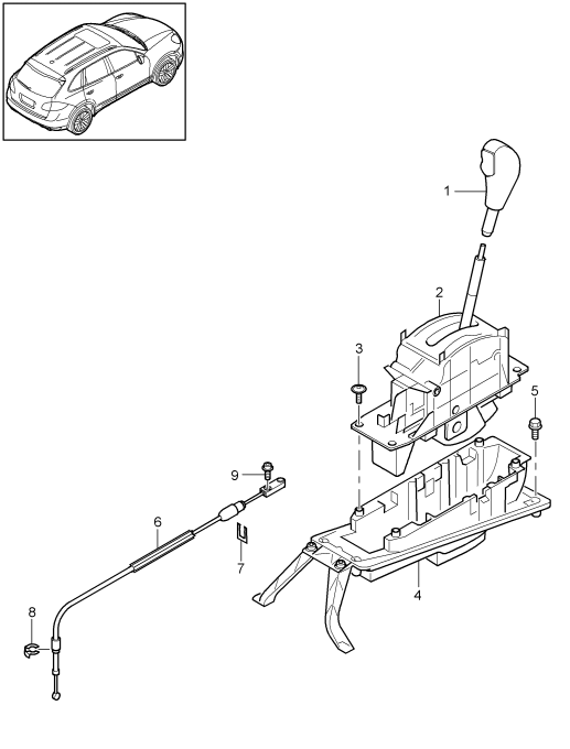 701-001 - levier selecteur
Tiptronic
D             >> -    MJ 2014