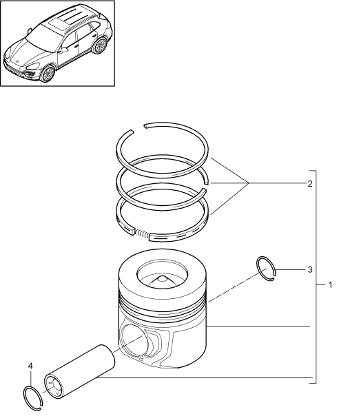 102-075 - piston
1 serie segments de piston