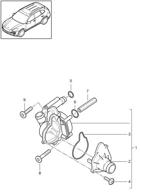 105-017 - Pompe a liq. refroidissement