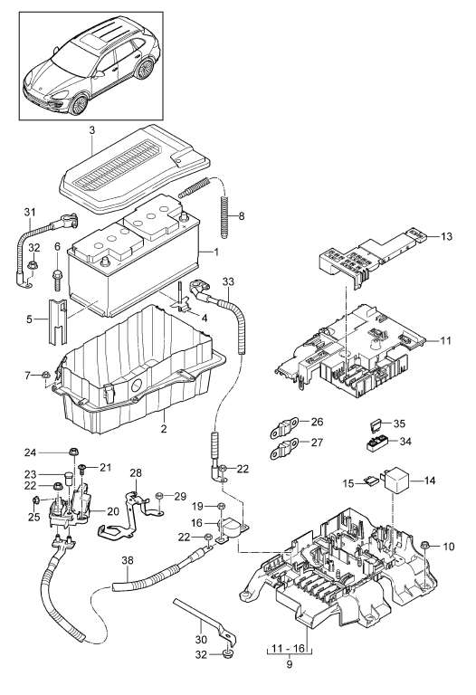 902-004 - Batterie
repartiteur de potentiel