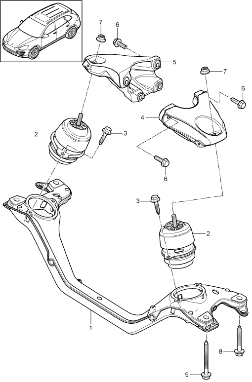 109-030 - Suspension de moteur