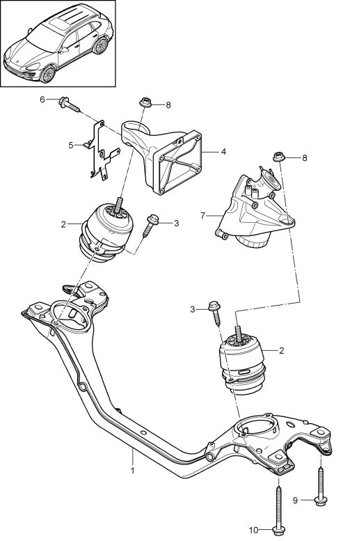 109-020 - Suspension de moteur