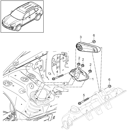 109-000 - Suspension de moteur