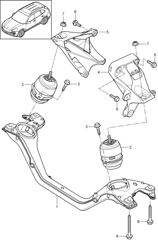 109-070 - Suspension de moteur